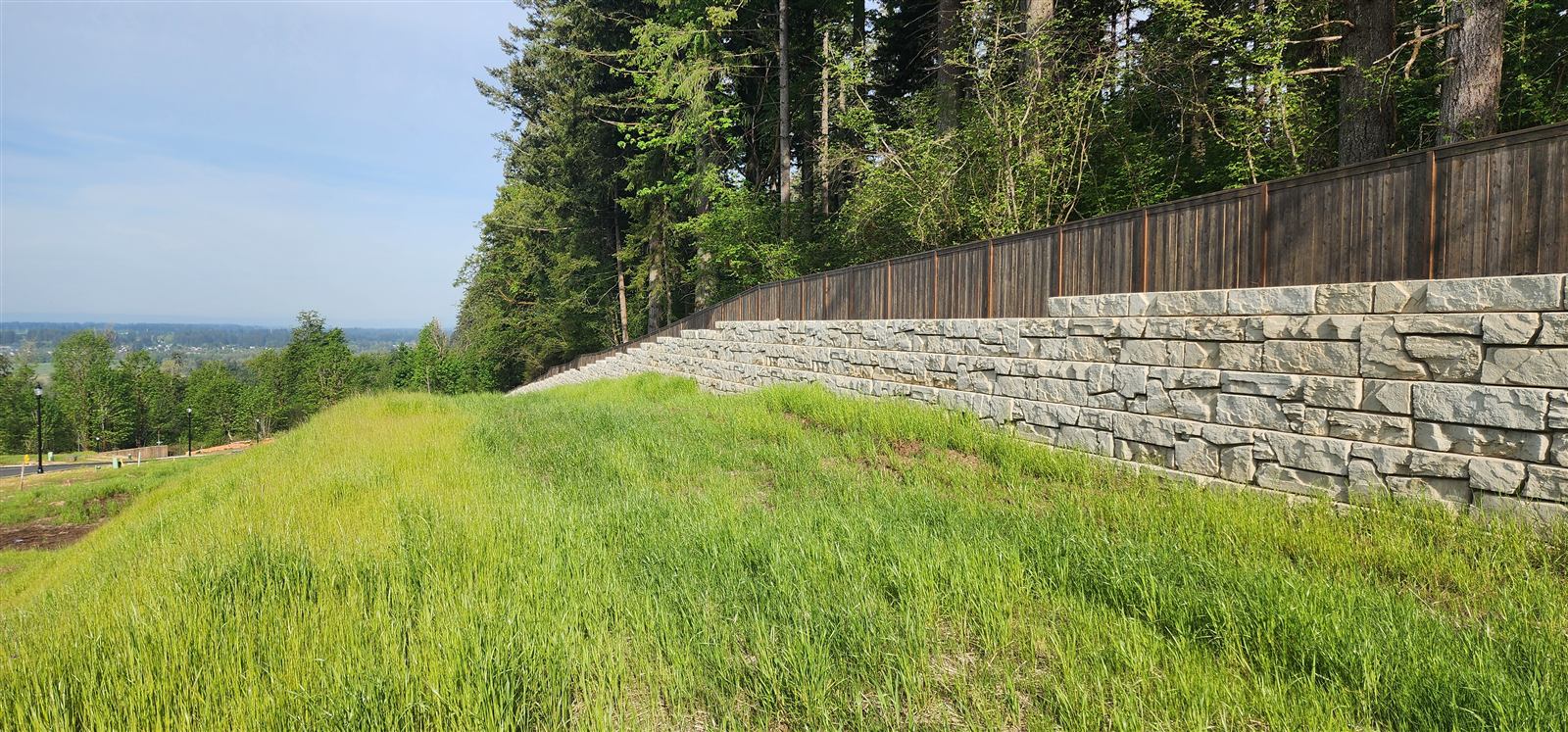 Green Mountain, Verti-Block retaining wall