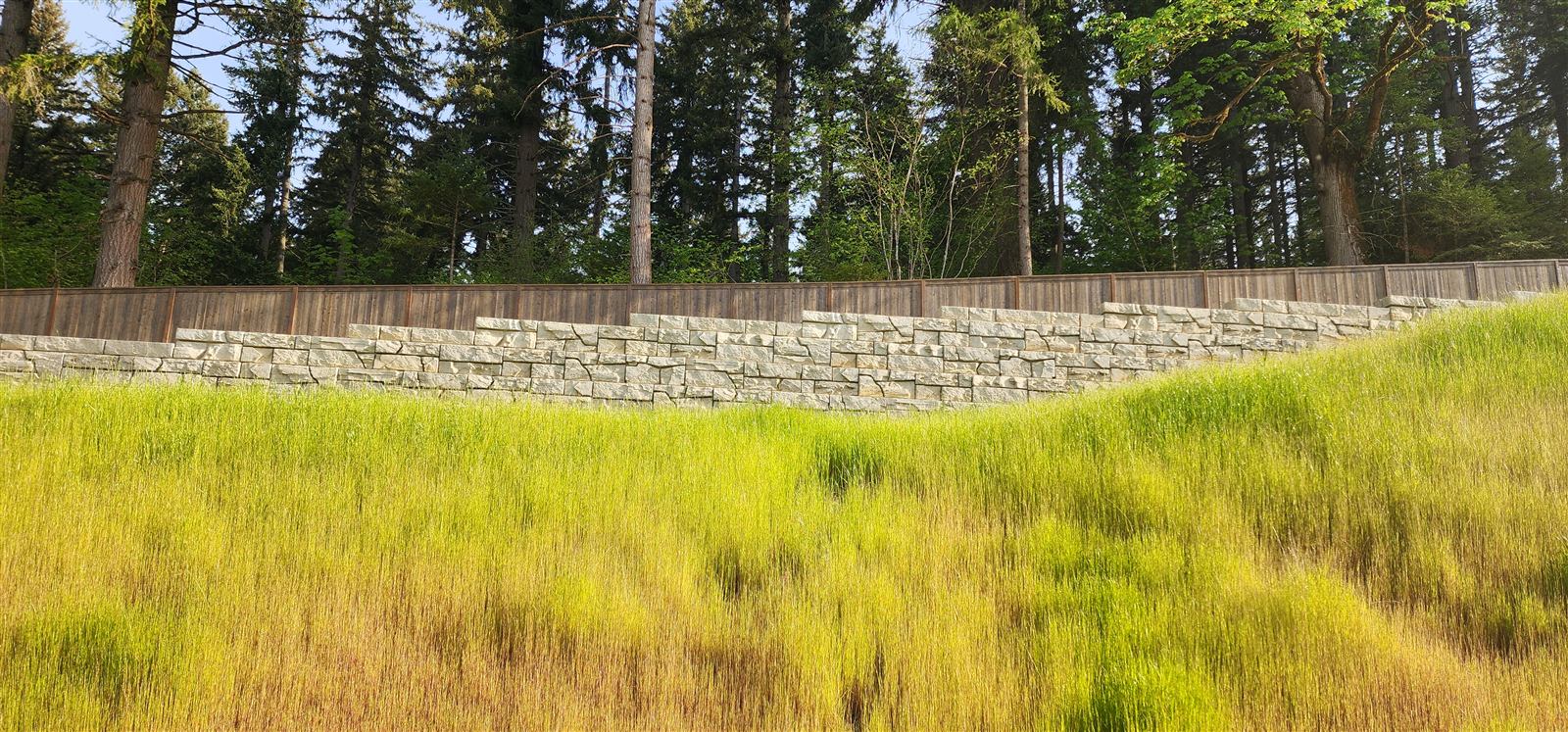 Green Mountain Verti-Block retaining wall, photo 3