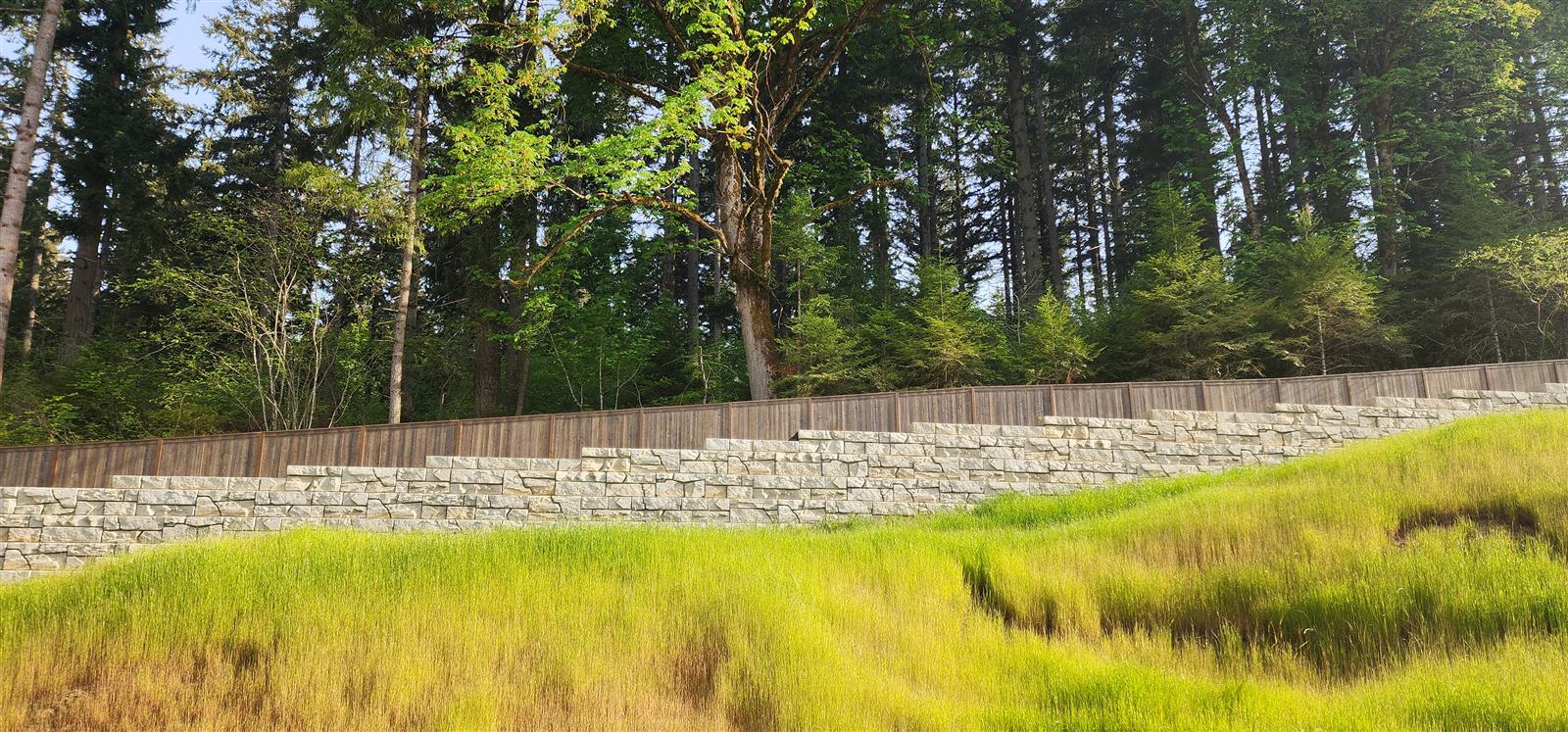 Green Mountain Verti-Block retaining wall, photo 4