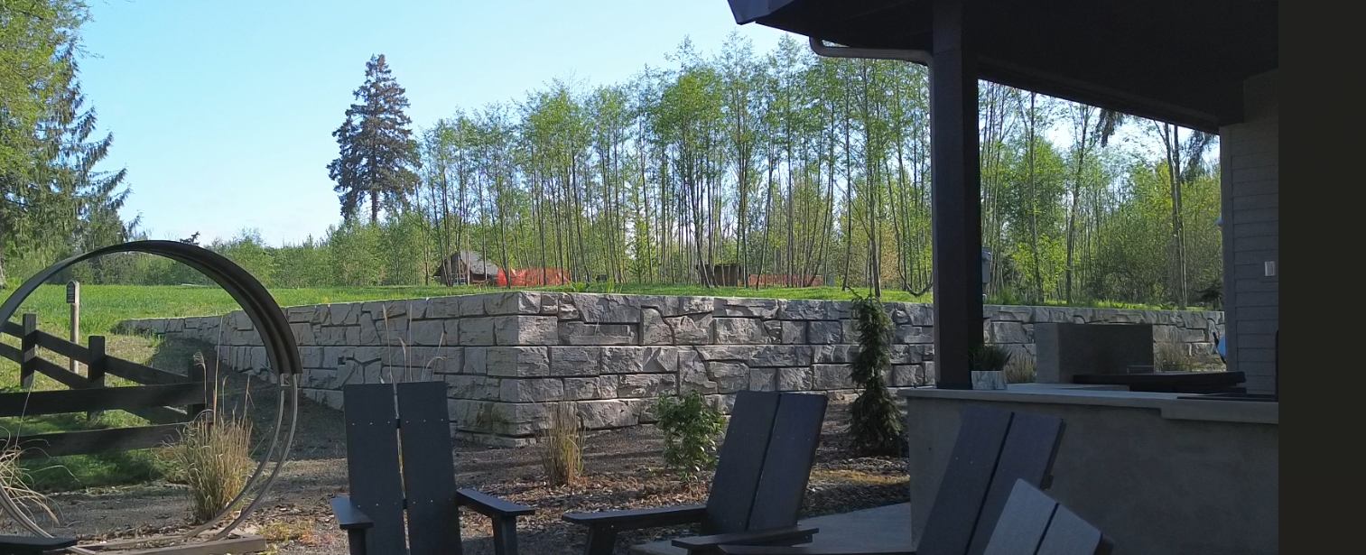 Mayfield Camp Verti-Block retaining wall, photo 7