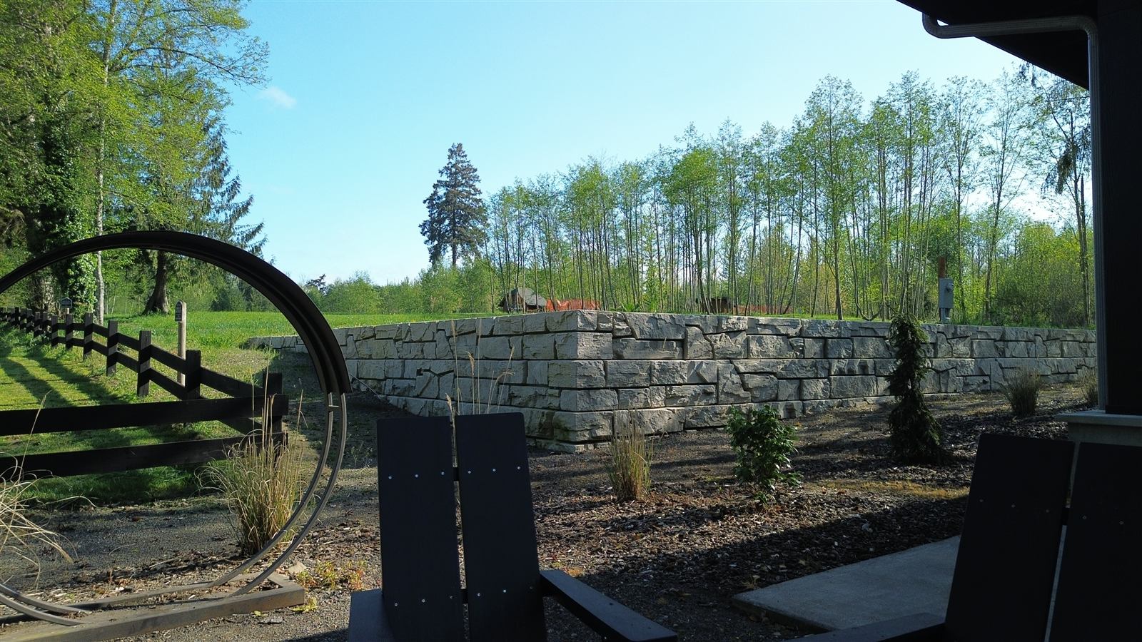 Mayfield Camp Verti-Block retaining wall, photo 6