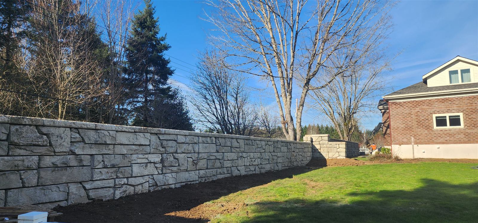 Sound Wall Verti-Block retaining wall, photo 3