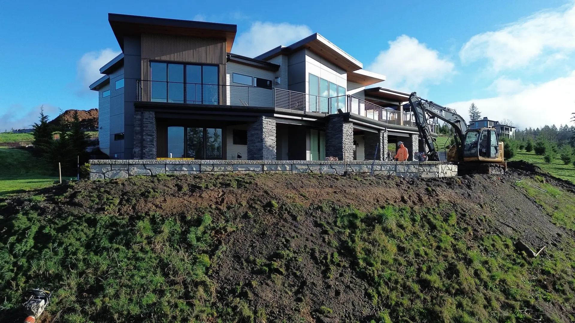 RC Residence Verti-Block retaining wall, photo 3